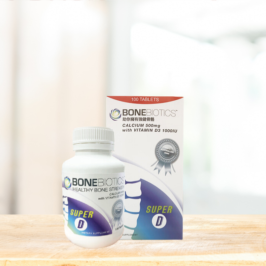 Bonebiotics Calcium 500mg with Vitamin D3 400IU