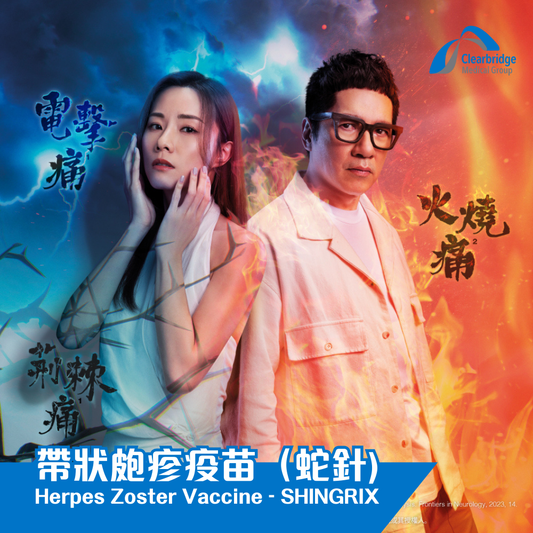 帶狀皰疹疫苗 - SHINGRIX(帶狀皰疹疫苗重組加佐劑型)(2劑量)